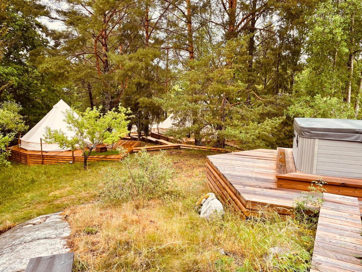 Tent Delhi A B&B In A Luxury Glamping Style Mariefred Exterior foto